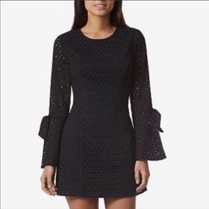 Long sleeve Black mini dress